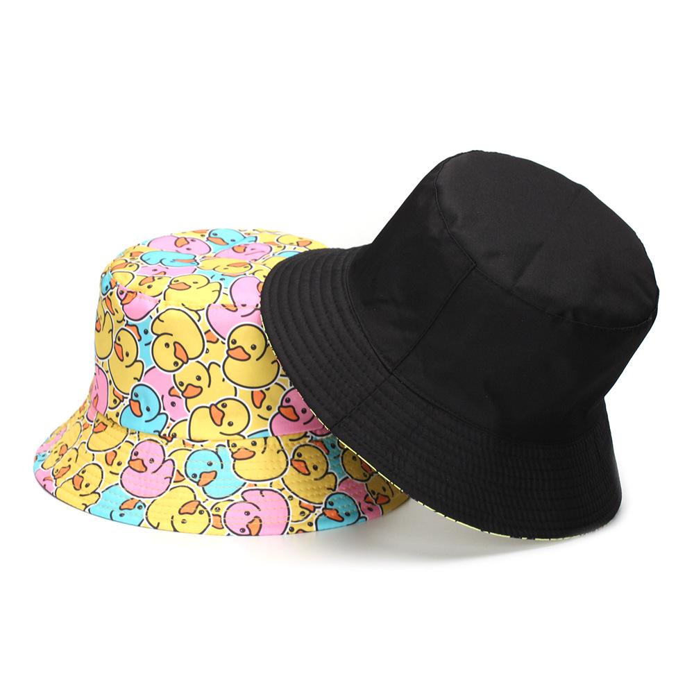 Reversible Retro Graffiti Bucket Hat - Sun Protection for Men & Women