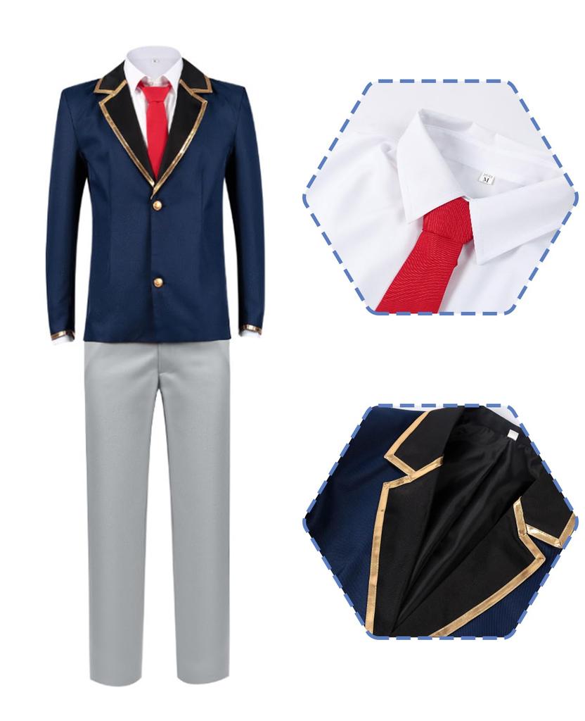 [CR ROLECOS] Hoshino Aqua Cosplay Costume, Anime/Manga Costume with Wig, Full Set, Adult, for School Festivals, Events, and Photo Shoots (L)