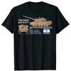 Centurion A41 Shot Israeli Main Battle Tank Infographic T Shirt New 100 Cotton Short Sleeve ONeck Casual Tshirts Size S3XL