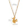 Colorful Dropping Oil Elephant Necklaces For Women Girls Cute Enamel Animal Charm Choker Gold Color Jewelry Christmas Party Gift