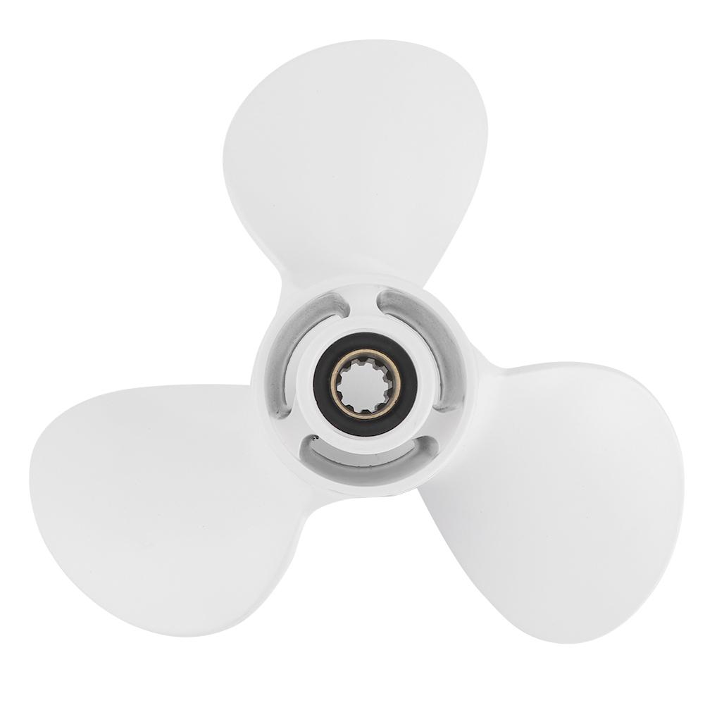 Aluminium Alloy Propeller 10 Spline Tooth 3 Blades 664‑45947‑01‑EL Fit for Yamaha 20‑30HP