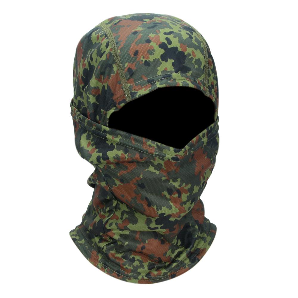 Camouflage Sturmhaube Radfahren Vollgesichtsmaske Outdoor-Sportarten Jagd Wandern Skimaske Motorradhelm Innenmütze