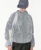 Noiago Noi1809 Line Shirring Windbreaker (Gray)