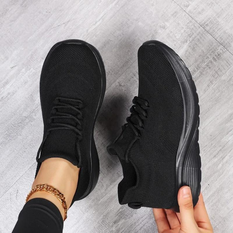 Breathable Mesh Women Sports Shoes Lightweight Socks Sneakers Ladies Soft Anti-slip Sole Casual Trainers for Walking Running