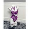 Dnika Purple Lace Push Up Bra Set Sexy Lingerie For Women