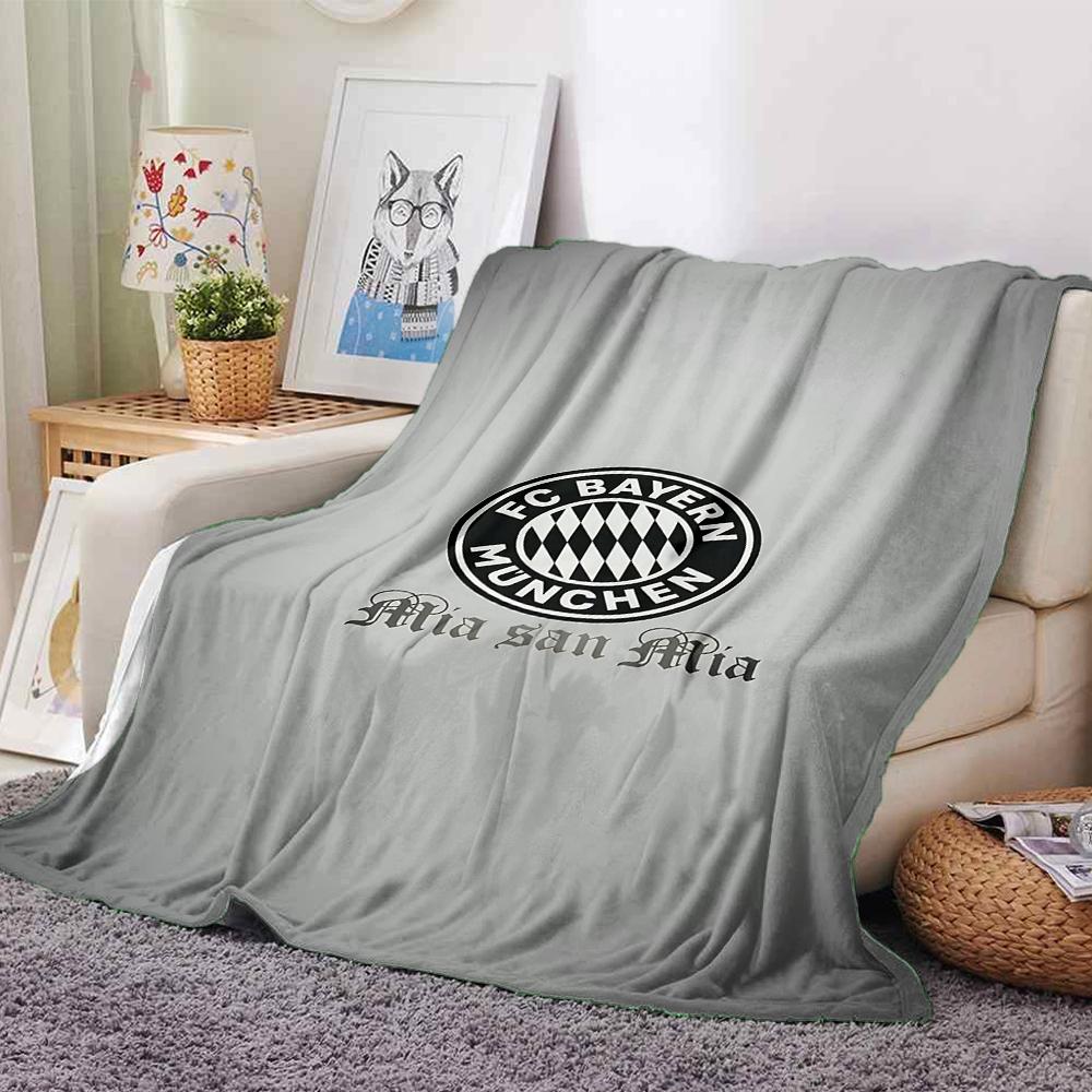 Bayern Munich Crest Blankets Flannel Printed Breathable Warm Throw Blanket for Home Office Bedspreads 0708a120
