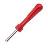 Dual-Function Valve Core Wrench & Deflation Needle Tool for Motorcycle Maintenance