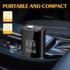 Tire Inflator Portable Air Compressor, 6000mAh Portable Air Pumps, Accurate Pressure LCD Display,Car Bike