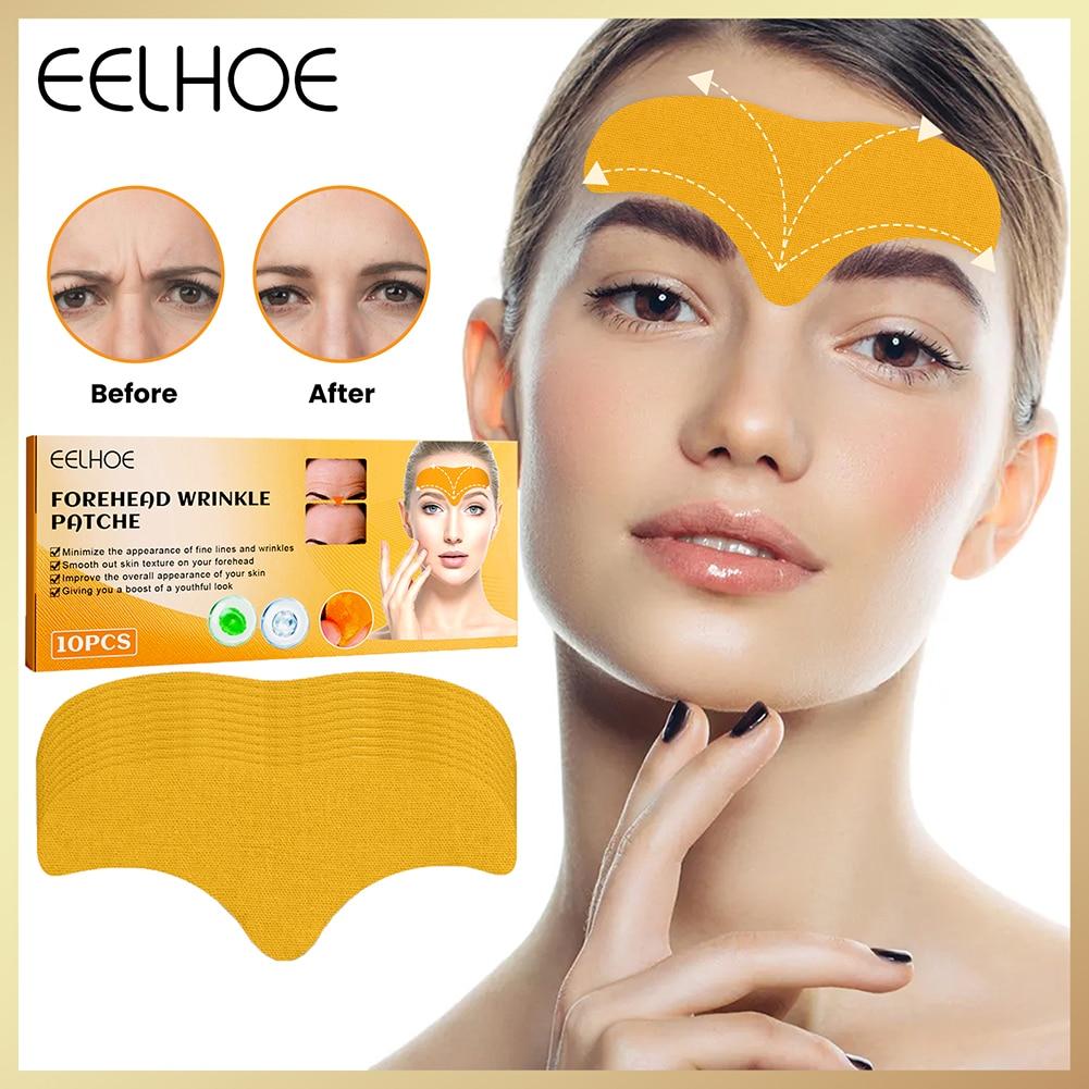 10pcs Forehead Wrinkle Patches Facial Patches Natural Forehead Line