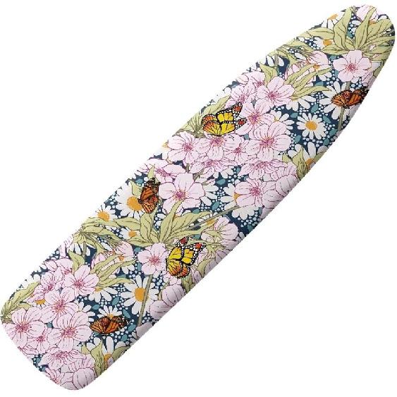 Floral Pattern Iron Board Cover 15x54 Ironing Board Cover with Elastic Edge Scorch Stain Resistant Ironing Board Covers Iron Table Cover