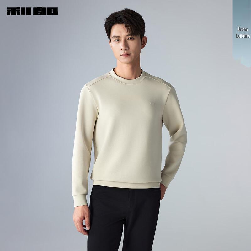 Lilang Men's Air Layer Round Neck Sweatshirt