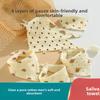 Baby saliva towel, pure cotton four-layer newborn bib, anti-spitting milk triangle towel, spring and summer thin baby petal bib