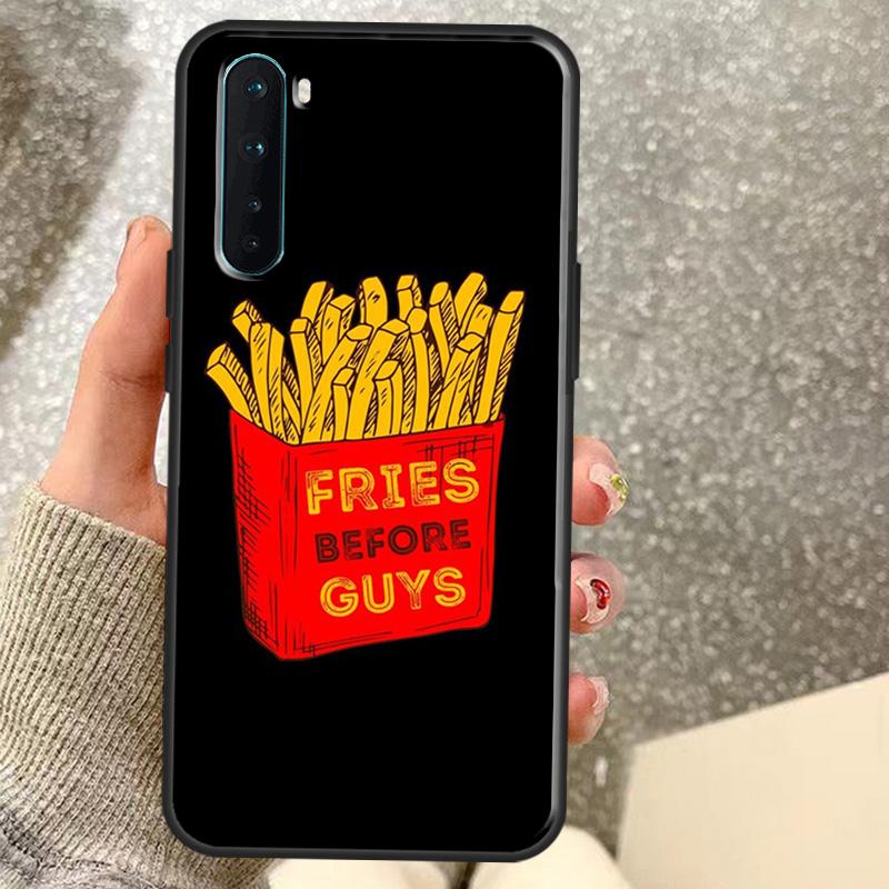 French Fries Before Guys Case For OnePlus 15 13 12 11 10 10R 12R 13R 15R 13T 10T 8T Nord 5 CE 2 3 4 Lite N20 N30 Coque