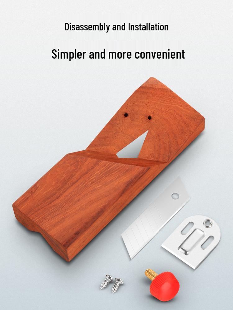 45° V-Groove Gypsum Board Chamfering Planer - Sound-Absorbing Woodworking Tool