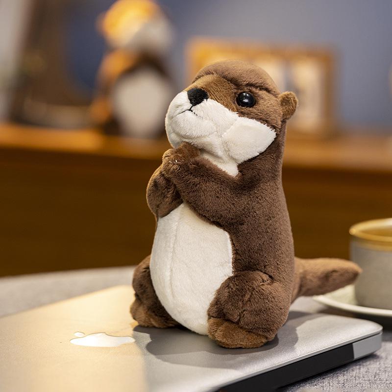 Peluche Carino Lontra Marina - Compagno Rilassante Regalo per Bambini