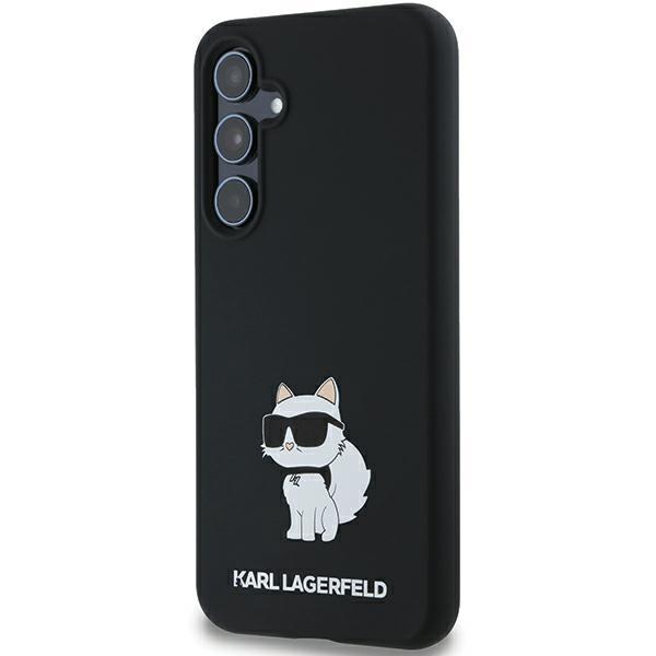 Pouzdro pro Samsung Galaxy A35 Karl Lagerfeld Silikonové Černé