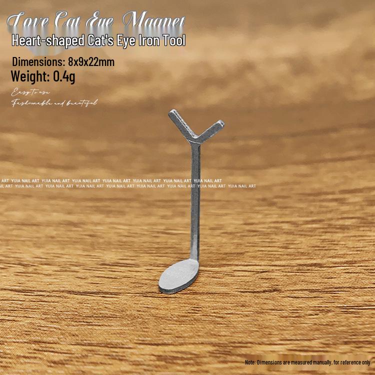 

2026 Heart Cat Eye Nail Art Tools: Cylindrical Magnet for Nail Art Designs