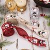 Haobei Christmas Snowman Ribbon for Tree and Gift Decoration