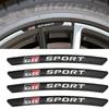 4pcs X Aluminium GR Sport Logo Wheel Rim Stickers Decals For Toyota GRSPORT Emblem Badge YARiS Corolla RAV4 Camry Prado Highland