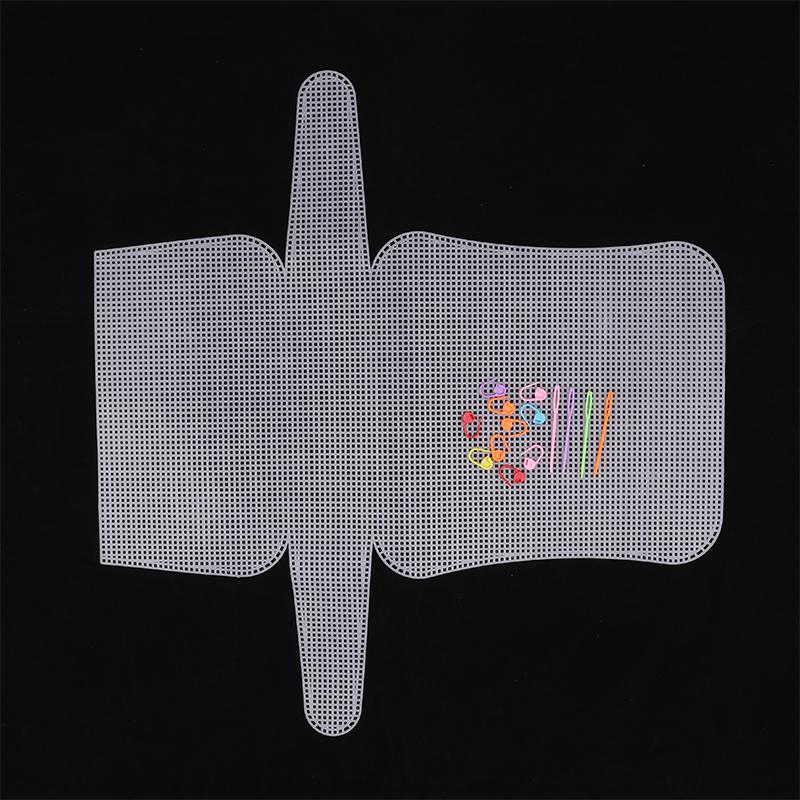 Plastic Mesh For Bag Making Diy Handcraft Bags Weaving Material Latch Hook Bags Made Plastic Grid Hook Crafts Making Accessories