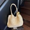 Bohemian Straw Shoulder Bag Breathable Summer Beach Bag Leisure Weave Tote Bag  Women