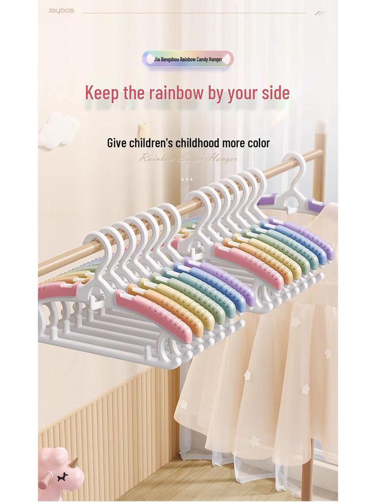 Retractable Non-Slip Children's Clothes Hangers & Baby Drying Racks for Toddlers
