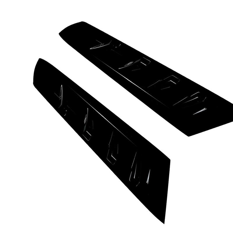 Car Rear Side Spoiler Car Rear Side Spoiler Plastic 2pcs + Rear Window Splitter Car Accessories Car Parts Automotive