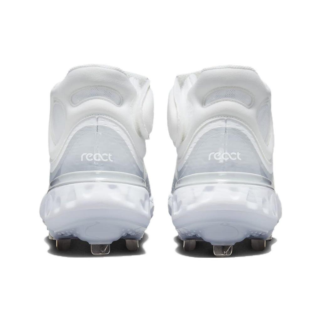 Nike Alpha Huarache Elite 4 Mid Weiß Wolfsgrau Herren Sneaker Rein-Platin Schwarz FD2744-102