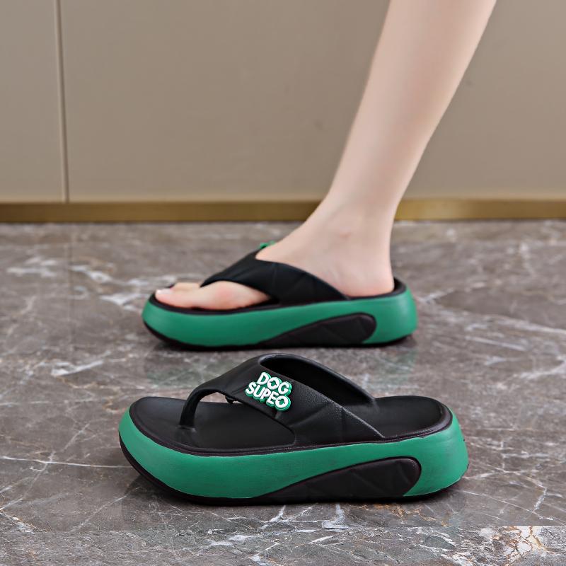 

Fashion CRLAYDK Fashion Sandals for Women Comfortable Summer Flip Flops Casual Walking Beach Shoes Ladies Lightweight Platform Slippers 41