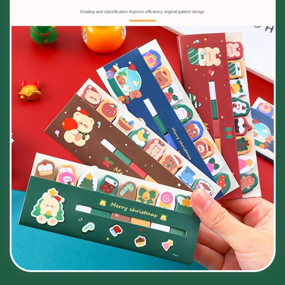 120 Sheets Christmas Memo Pad Notepad Label Note Study Supplies Christmas Sticky Notes  Xmas