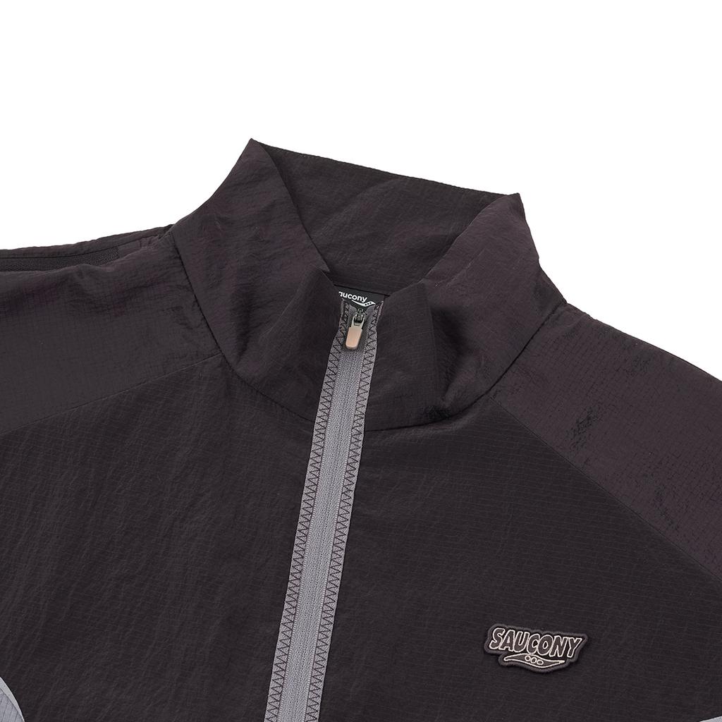 Saucony Nathan Bell Series Running Training Series Stand Collar Fashion Soft Versatile Long Sleeve Jacket Unisex Jacket Crimson SA2259WJ42C-CO086