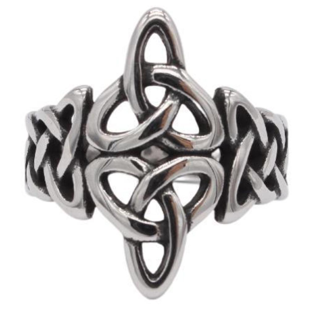 Nordic Vintage Ring Titanium Steel Rust Free Fashion Jewelry for Women Men Trendy Accessories