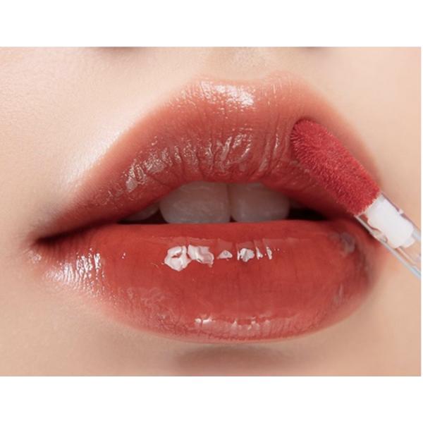 ROM & Glasting Water Tint 4G, 02 Red Lop, 1 Korean Popular Cosmetics