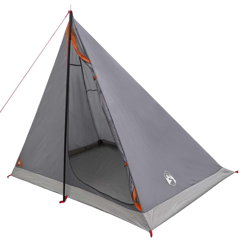 Trekking Tent Gray and Orange 2 Person