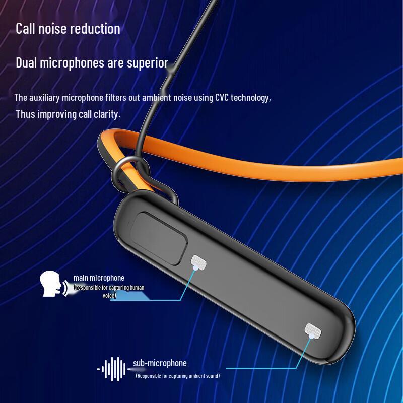 OKSJ Wireless Neckband Bluetooth Earbuds