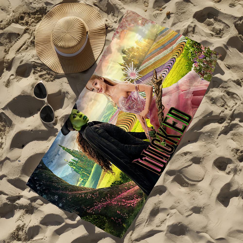 Film W-Wicked Towel Beach Towel Oversized Quick Dry Towel Absorbent Soft Swim BeachTowels for Men Women