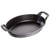 Staub Oval Stackable 1302318 Dish, 24cm, Gray, (40509-562-0) [Used]