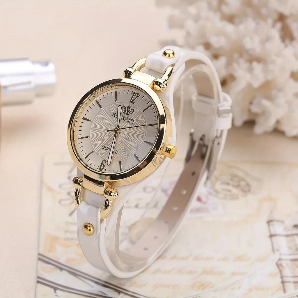 Leather Strap Watch Strap Fashion Quartz Watch Fancy Jewelry Sophisticated And Watch