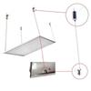 Ceiling Light Suspension Panel lights Steel Rope Wire Accessory Kit Led Panel Hanging Lamp Sling
