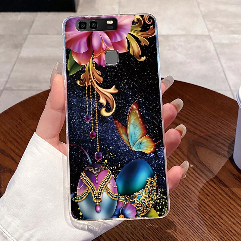 Jelly Casing For Huawei P9 / P9 Plus / P10 / P10 PLUS Funda Clear Silicone Soft TPU Back Cover Cute Cat Rabbit Protective Case