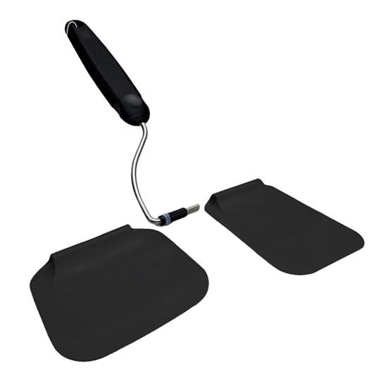 Adjustable Angle Spatula, 7 Position Silicone Turner for Grill Air Fryer, Flexible Narrow And Wide Blade Kitchen Spatula for Flipping