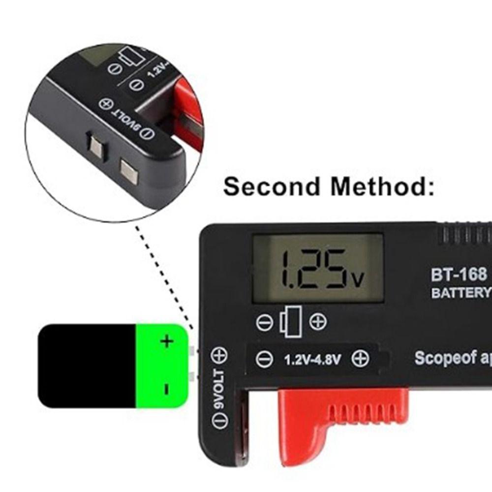 LCD Display Digital Battery Tester Digital Display Battery Voltage Tester  Household Batteries
