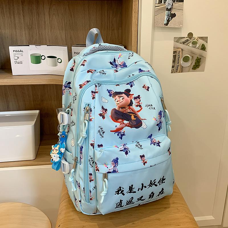 The Korean Version of the Schoolbag Is Versatile, High-value, Cute, Cartoon, and Light for Grades 3 To 6.