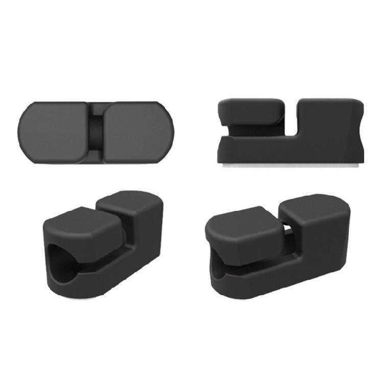 10Pcs Cable Clip Organizers Desktop Cable Management Base Clamp Fastener Silicone Practical Power Cord Clamp Organizers