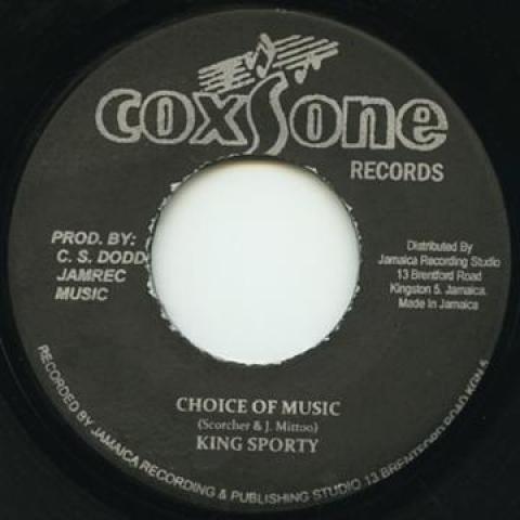 7inch Record KING SPORTY / DUDLEY SIBBLY - Choice Of Music (Original Stamper)  FCD2308 Studio One 2014 Jamaica Reggae, Ska & Dub Used