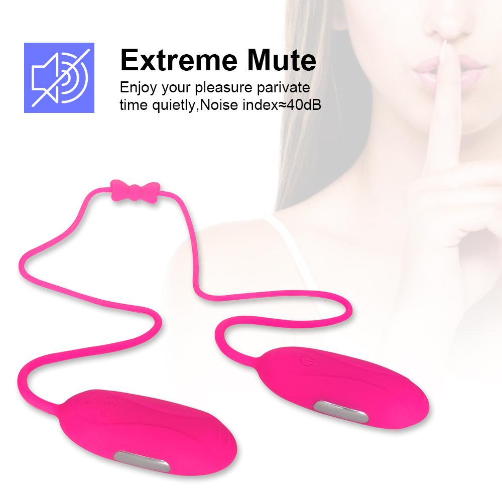 2in 1 Forte vibratore per le donne Massaggiatore a sfera vaginale Stimolatore clitorideo anale Uovo vibrante Giocattoli del sesso per coppie Adulti Prodotto