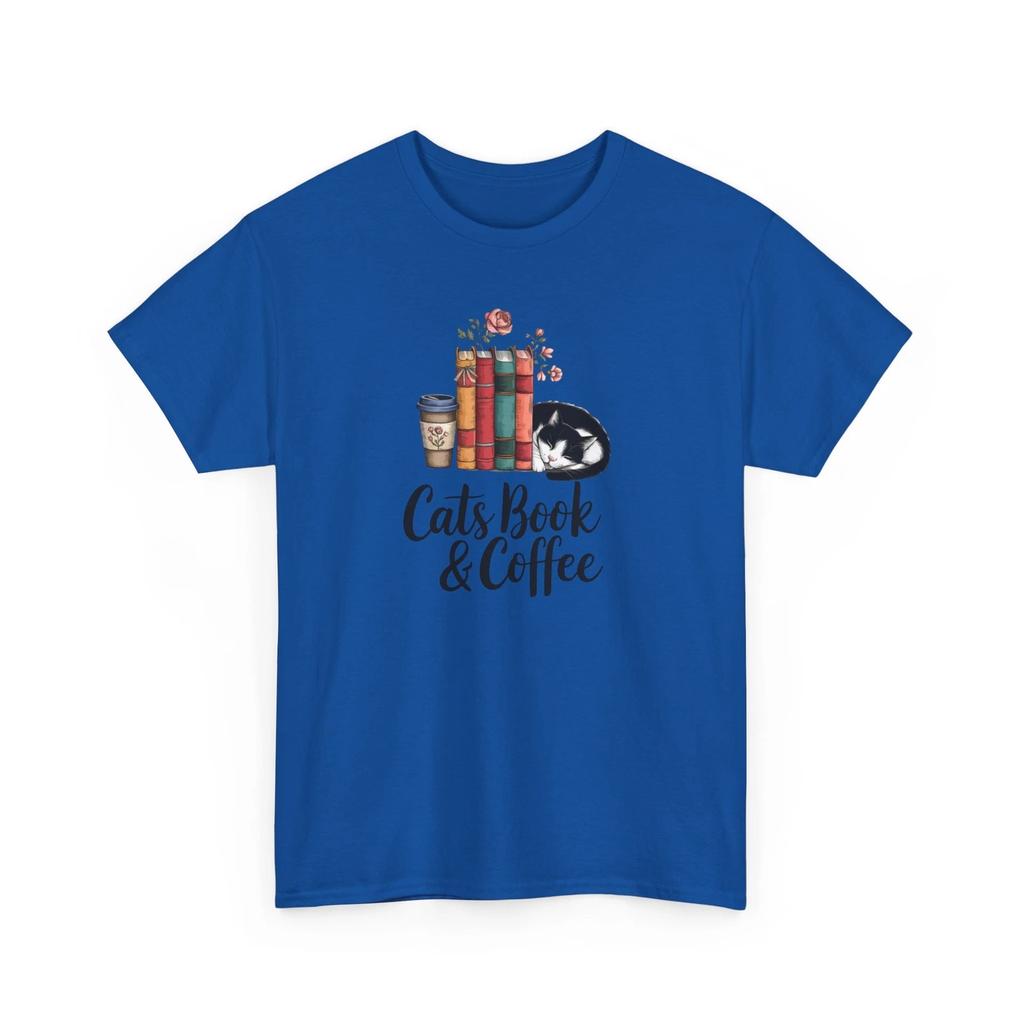 Book T-Shirt | Funny Reading Shirt | Cat Reading a Book Boho T-Shirt