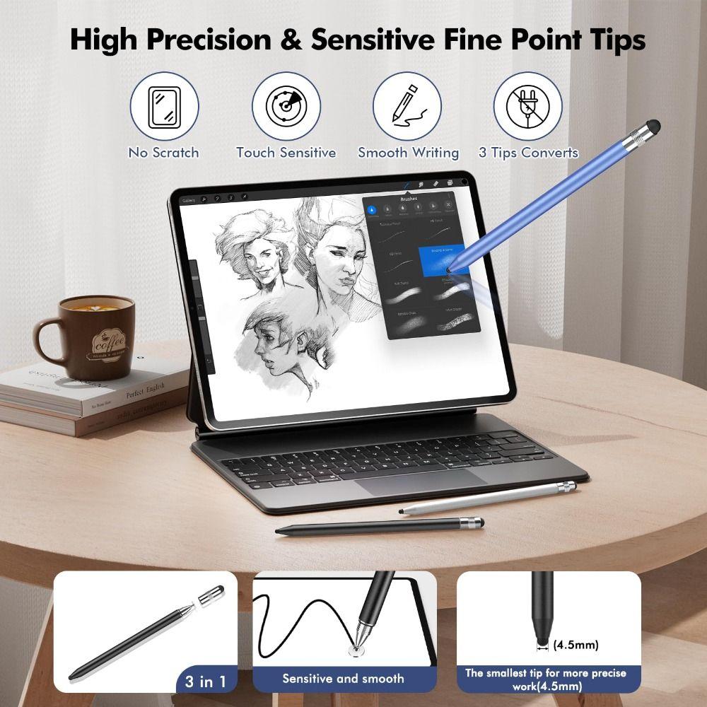 High Sensitivity Stylus Pen No Bluetooth Capacitive Touch Pencil New Touch Screen Pen