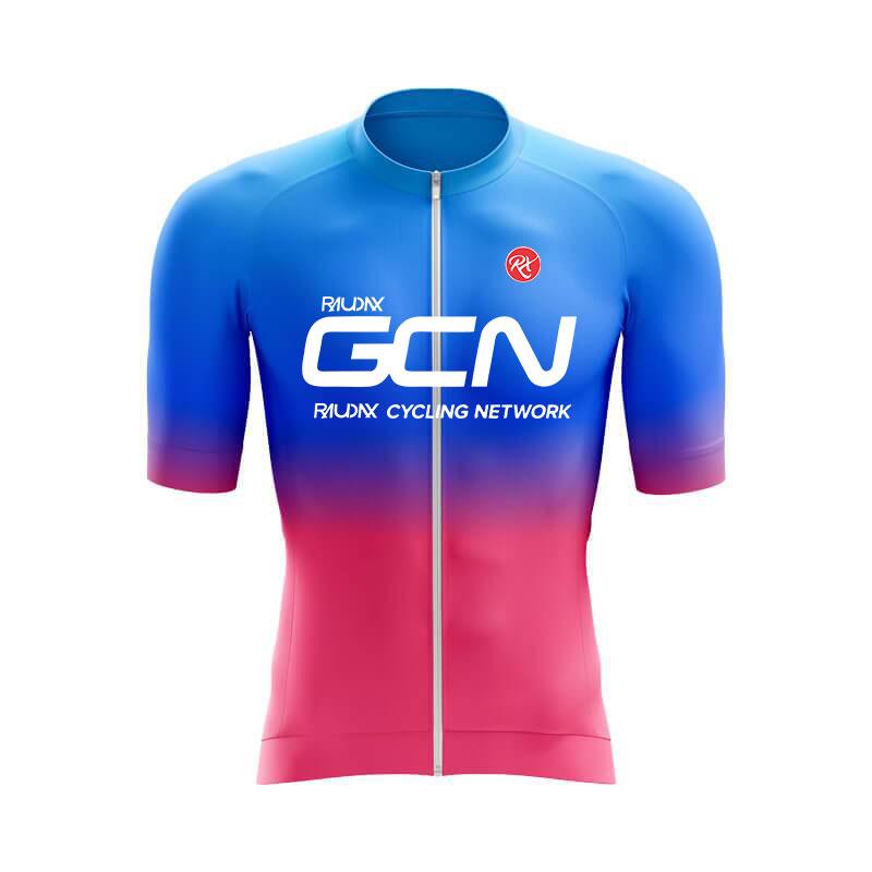 2024 RAUDAX GCN Letnia szosowa odzież rowerowa męska koszulka rowerowa z krótkim rękawem Triathlon Mountain Bike Sportowe kombinezony rowerowe