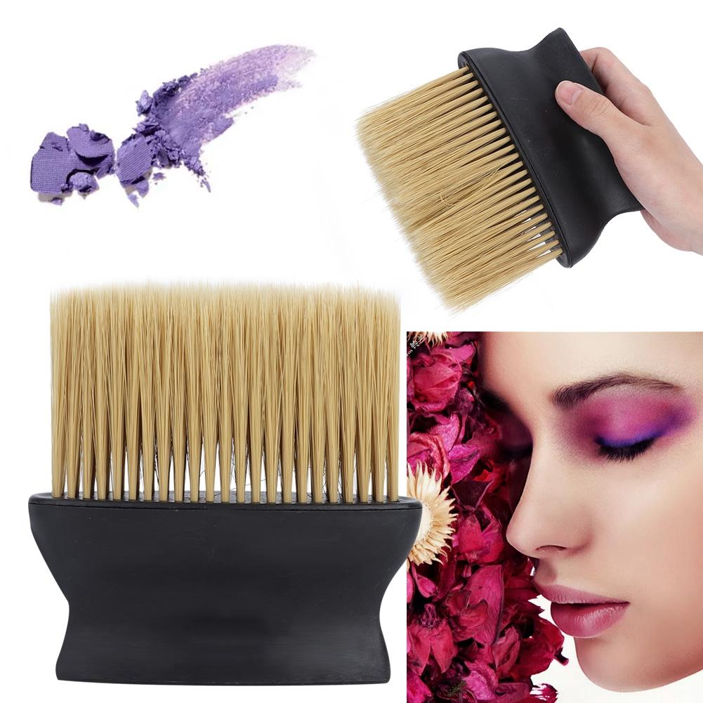 Nacken Gesicht Abstauber Pinsel Salon Haarreinigung Holz Kehrpinsel Haarschnitt Friseurwerkzeug